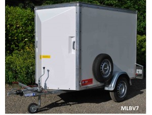 Box Van 'Single Axle' Trailers